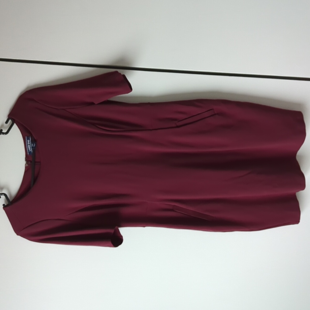 Lands End Red Dress